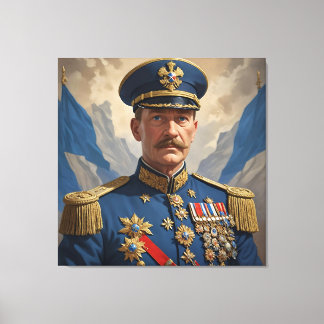 Lienzo El comandante del dominio azul