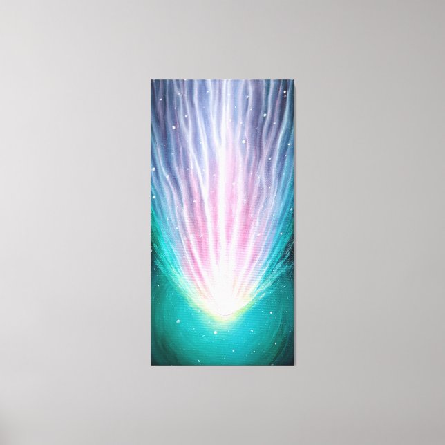 Lienzo El cometa Leonard (Anverso)