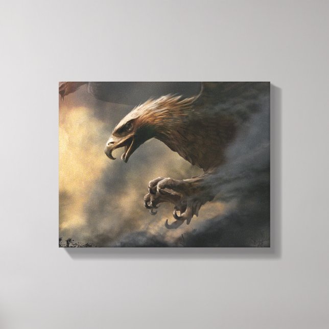 Lienzo El concepto de las grandes águilas (Anverso)