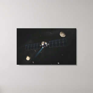 Lienzo El concepto del artista de la nave espacial del