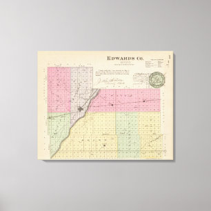 Lienzo El condado de Edwards, Kansas