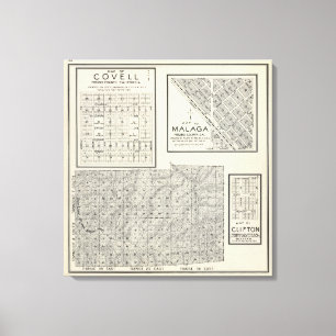 Lienzo El condado de Fresno, California 20