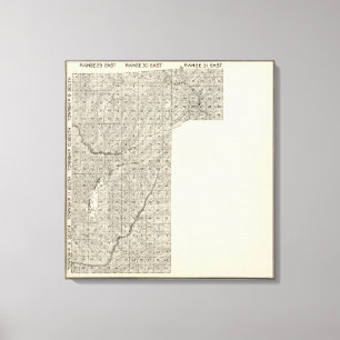 Lienzo El condado de Fresno, California 24