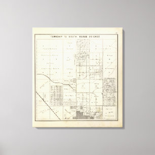 Lienzo El condado de Fresno, California 30