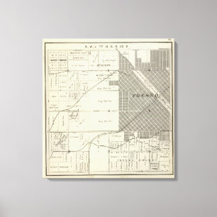 Lienzo El condado de Fresno, California 32