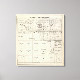 Lienzo El condado de Fresno, California 6