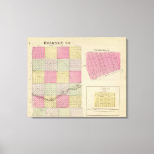 Lienzo El condado de Kearney, Deerfield, Lakin, Kansas