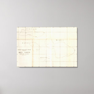 Lienzo El condado de Maui, Hawaii