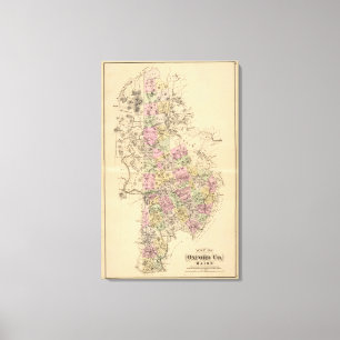 Lienzo El condado de Oxford, Maine