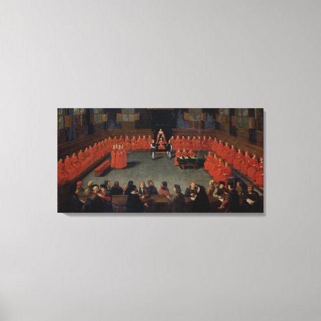 Lienzo El Consejo de Malinas