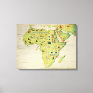 Lienzo El continente africano