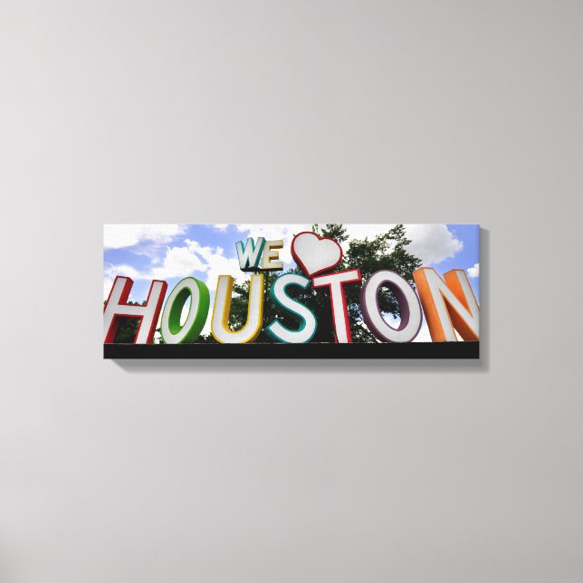 Lienzo el corazón de houston (Anverso)