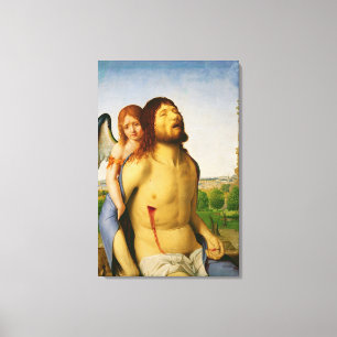 Lienzo El Cristo muerto apoyado por un ángel, c.1475/78