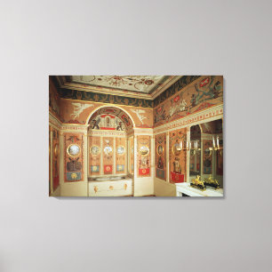 Lienzo El cuarto de baño de Napoleón, construido en 1807