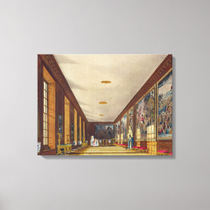 Lienzo El cuarto de bola, Hampton Court, 'de la historia