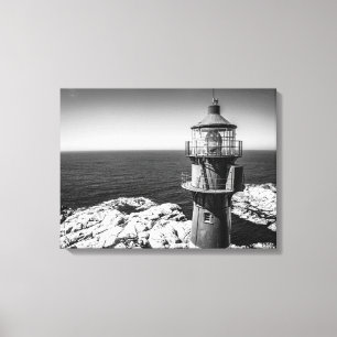 Lienzo El cuarto de la linterna de un faro el   Bømlo