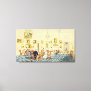 Lienzo El cuarto del invierno en la casa del artista en