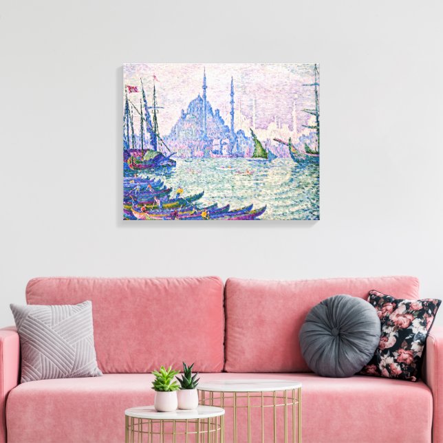 Lienzo El Cuerno de Oro, los minaretes | Paul Signac | (Insitu (Sala de estar))