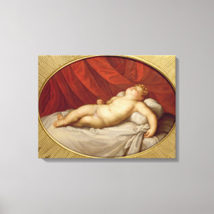 Lienzo El Cupid el dormir