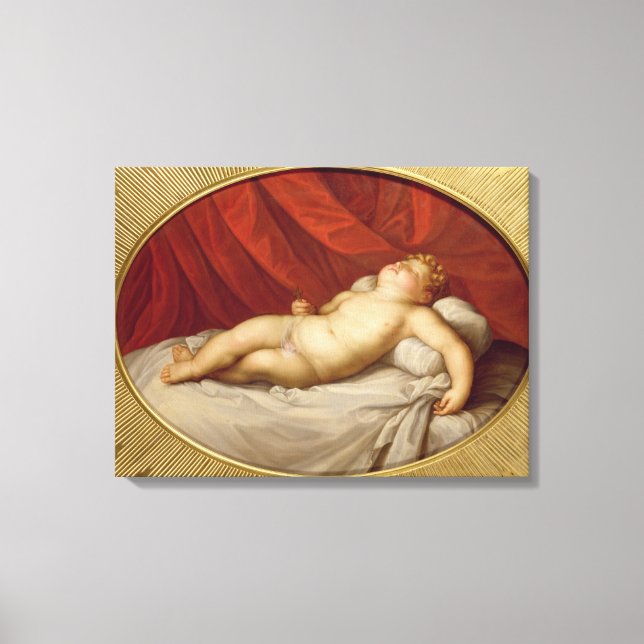 Lienzo El Cupido Dormido (Anverso)