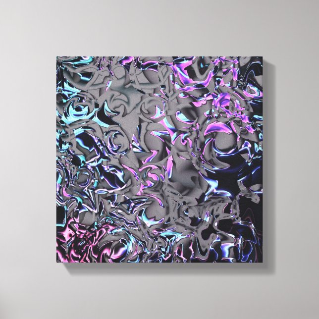 Lienzo El desastre de los años 80 (Anverso)