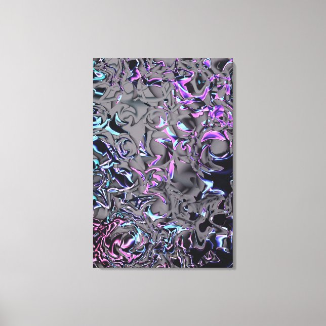 Lienzo El desastre de los años 80 (Anverso)