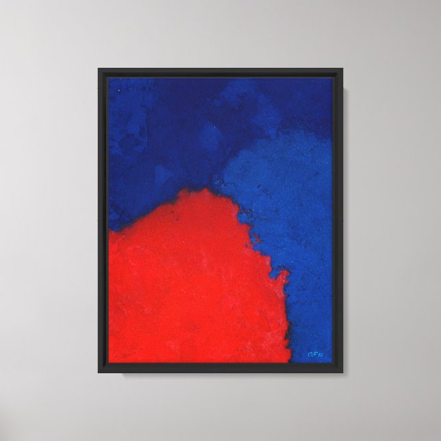 Lienzo El Desenfoque En Tejido (Anverso)