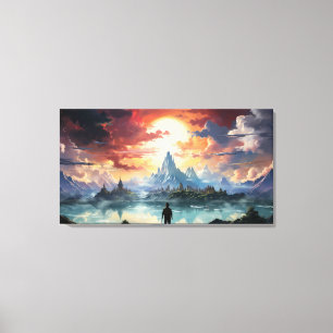 Lienzo El destino final alcanzado