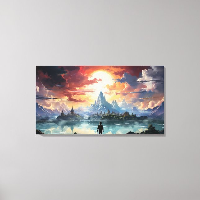 Lienzo El destino final alcanzado (Anverso)