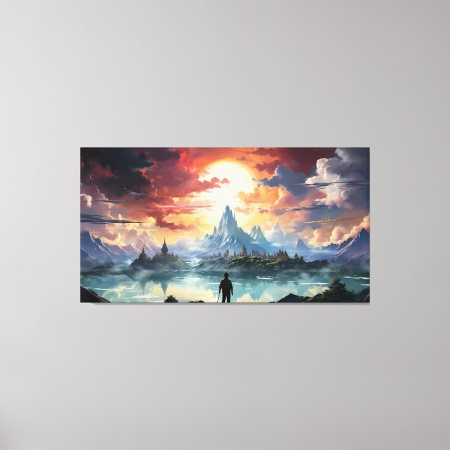 Lienzo El destino final alcanzado (Anverso)