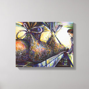 Lienzo El devastador destino de la vida