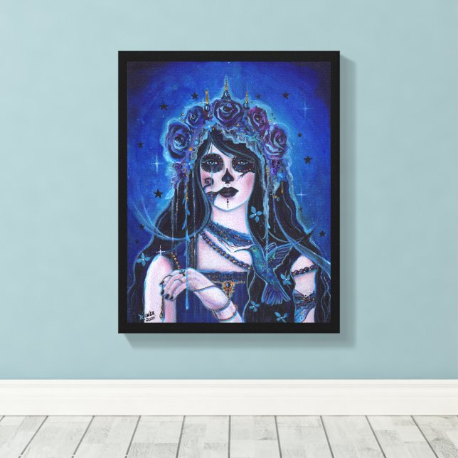 Lienzo El Día de los Sueños Devastados de los Muertos por (Insitu (piso de madera))