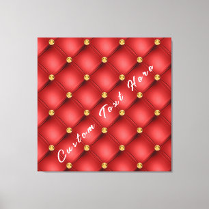 Lienzo El Diamante Dorado El Cuero Tufado Personalizado N