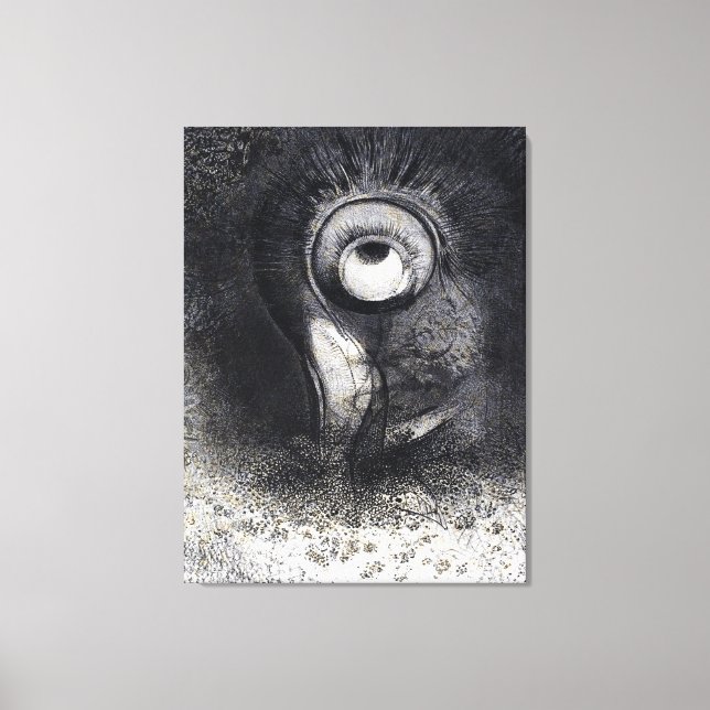 Lienzo El dibujo Los Orígenes de Odilon Redon (Anverso)