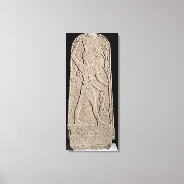 Lienzo El dios de la tormenta Baal con un rayo (Anverso)