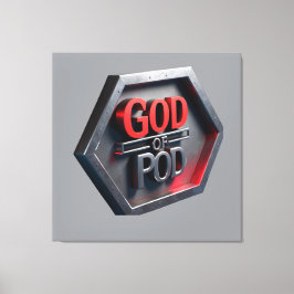 Lienzo El Dios del Pd (Impresión a petición)