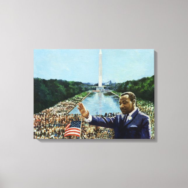 Lienzo El discurso conmemorativo de 2001 (Anverso)