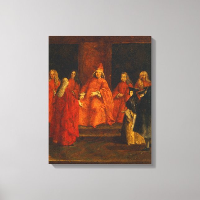 Lienzo El Doge Grimani en su trono (Anverso)