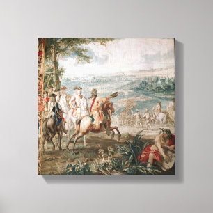 Lienzo El duque de Marlborough examina a sus tropas