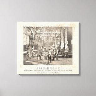 Lienzo El Edificio Interior De H.C. Redington & Company