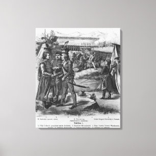 Lienzo El ejército de Tadeusz Kosciuszko, 1794