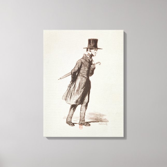 Lienzo El empleado (Anverso)