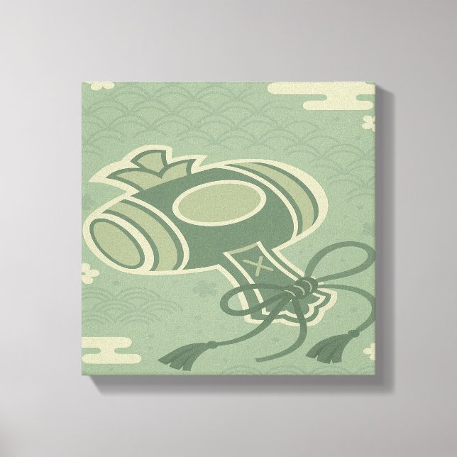 Lienzo El encanto japonés ∣ el afortunado malet de la tra (Anverso)