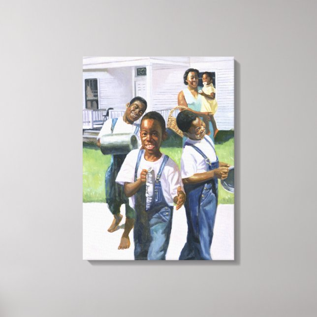 Lienzo El ensayo de 2000 (Anverso)