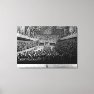 Lienzo El ensayo de Warren Hastings