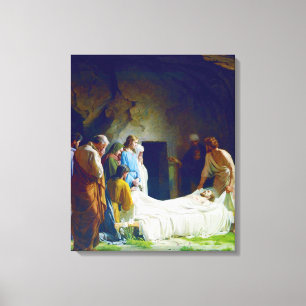 Lienzo El entierro de Jesús por Carl Heinrich Bloch 1873