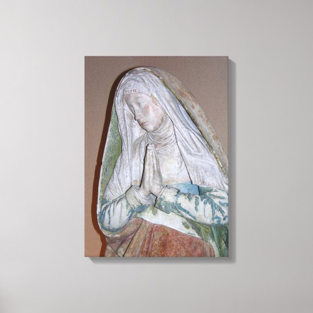 Lienzo El Entombment, detalle de una de las mujeres sagra (Anverso)