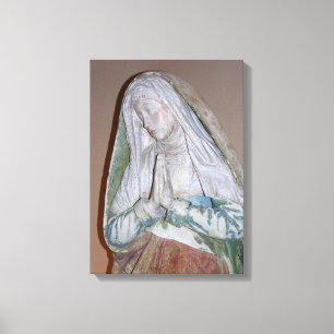 Lienzo El Entombment, detalle de una de las mujeres sagra