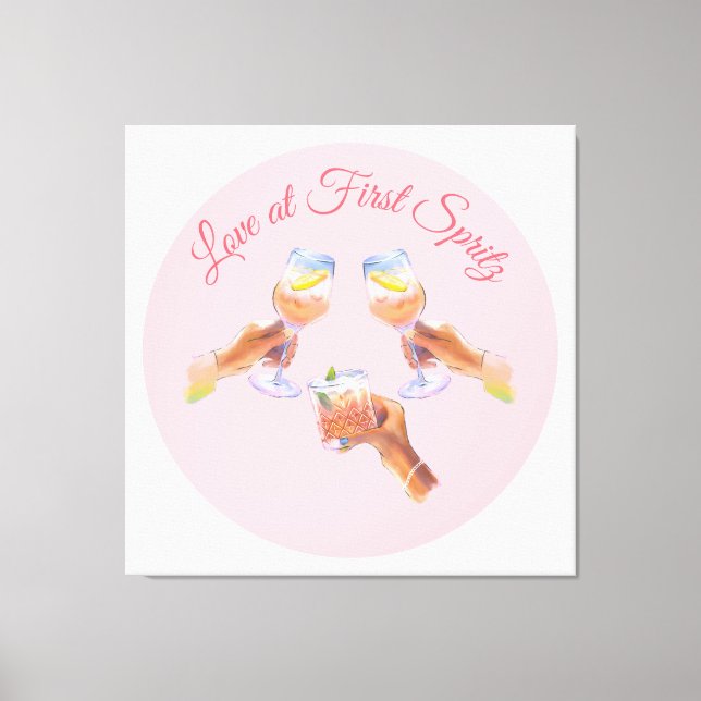 Lienzo El escuadrón Spritz | Tema de fiesta de despedida  (Anverso)