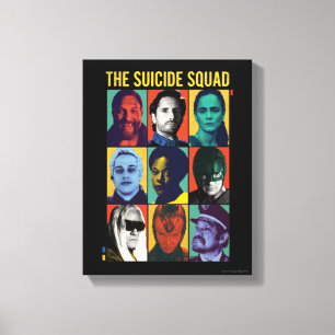 Lienzo El escuadrón suicida   Retro Grid Con Amanda Walle
